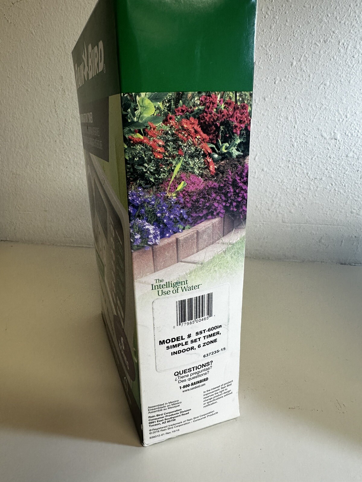 RAIN BIRD INDOOR IRRIGATION TIMER MODEL #SST-600IN