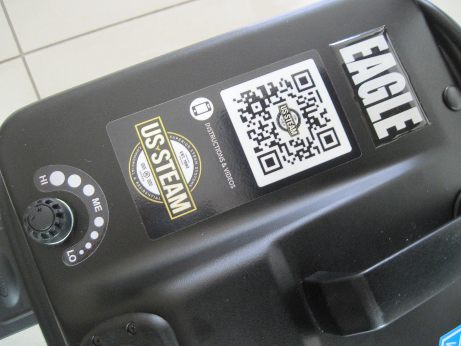 US Steam Eagle Vapor Commercial Steam Cleaner with Cart