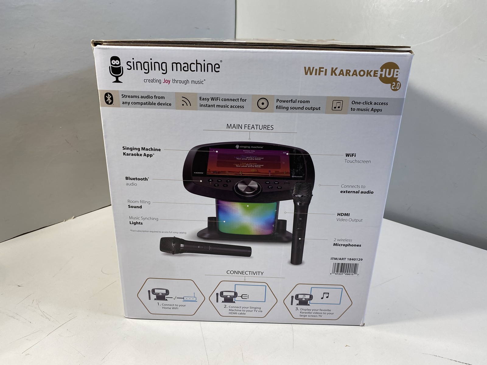 Singing Machine WiFi Karaoke Hub 2.0 Black ISM9015