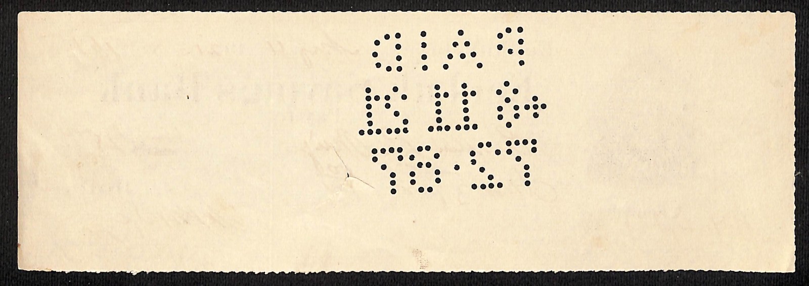 1921 Keokuk Savings Bank Check w/ Vignette VGC Scarce