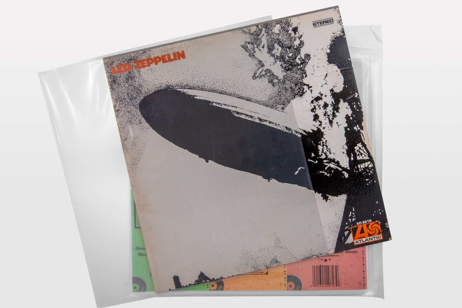 100 LP Sleeves Combo - 50 3 Mil Outer & 50 Master Rice Paper Lined Inner 33 12"