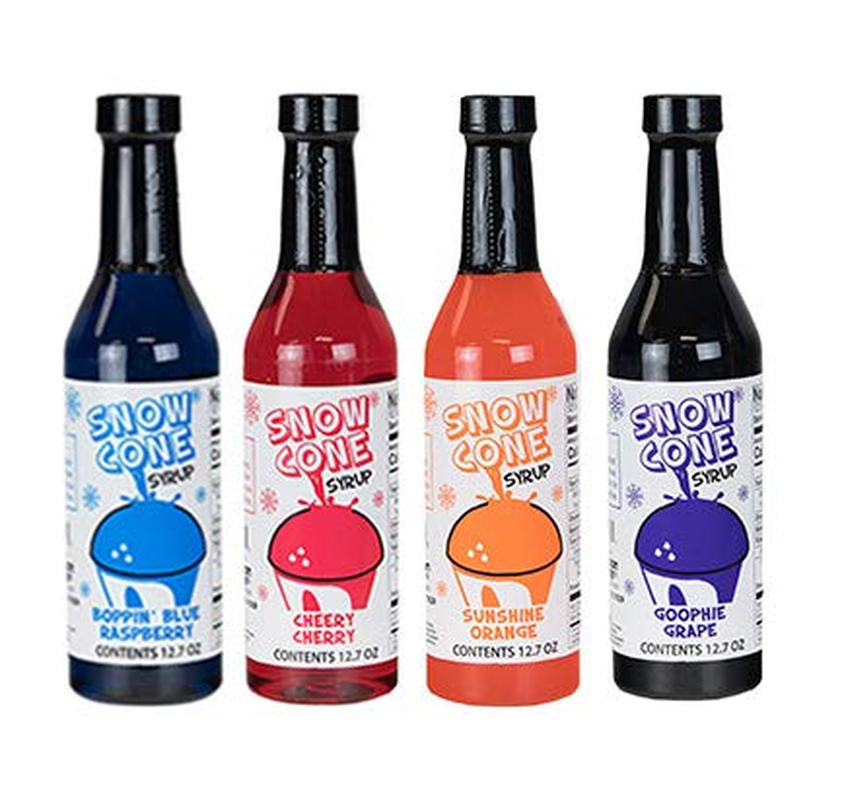 12.7Oz Snow Cone Syrups (4 Pack)
