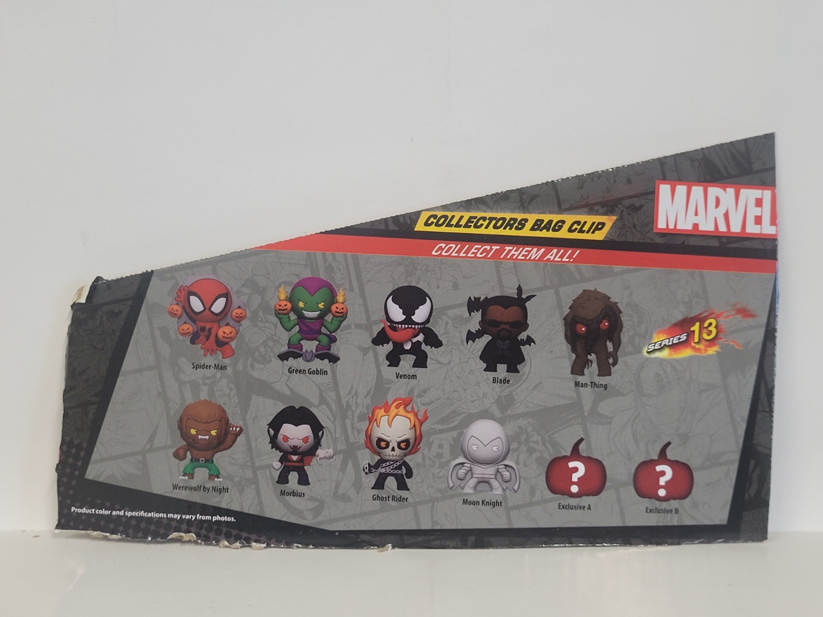 3D Foam Figural Key Chain Clip Monogram Blind Bag Marvel Series 13 Venom