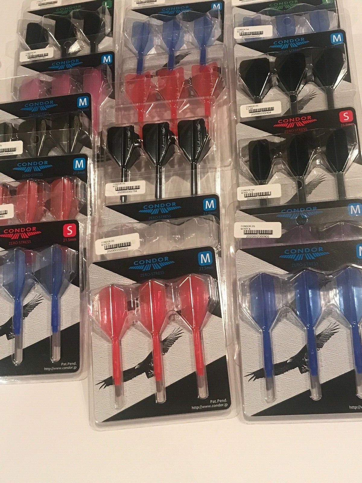 CONDOR BLACK WIDOW WHITE ZERO STRESS FLIGHTS MEDIUM LENGTH FREE SHIPPING