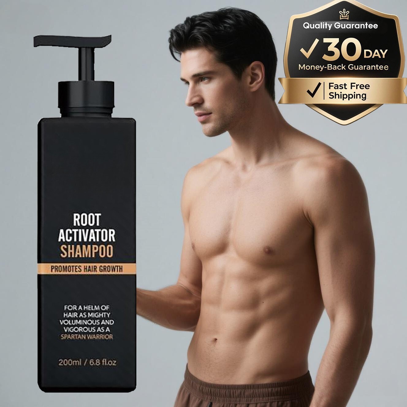 Root Activator Shampoo SPARTAN Hair Loss Shampoo Root Activator ( 200ml ) USA