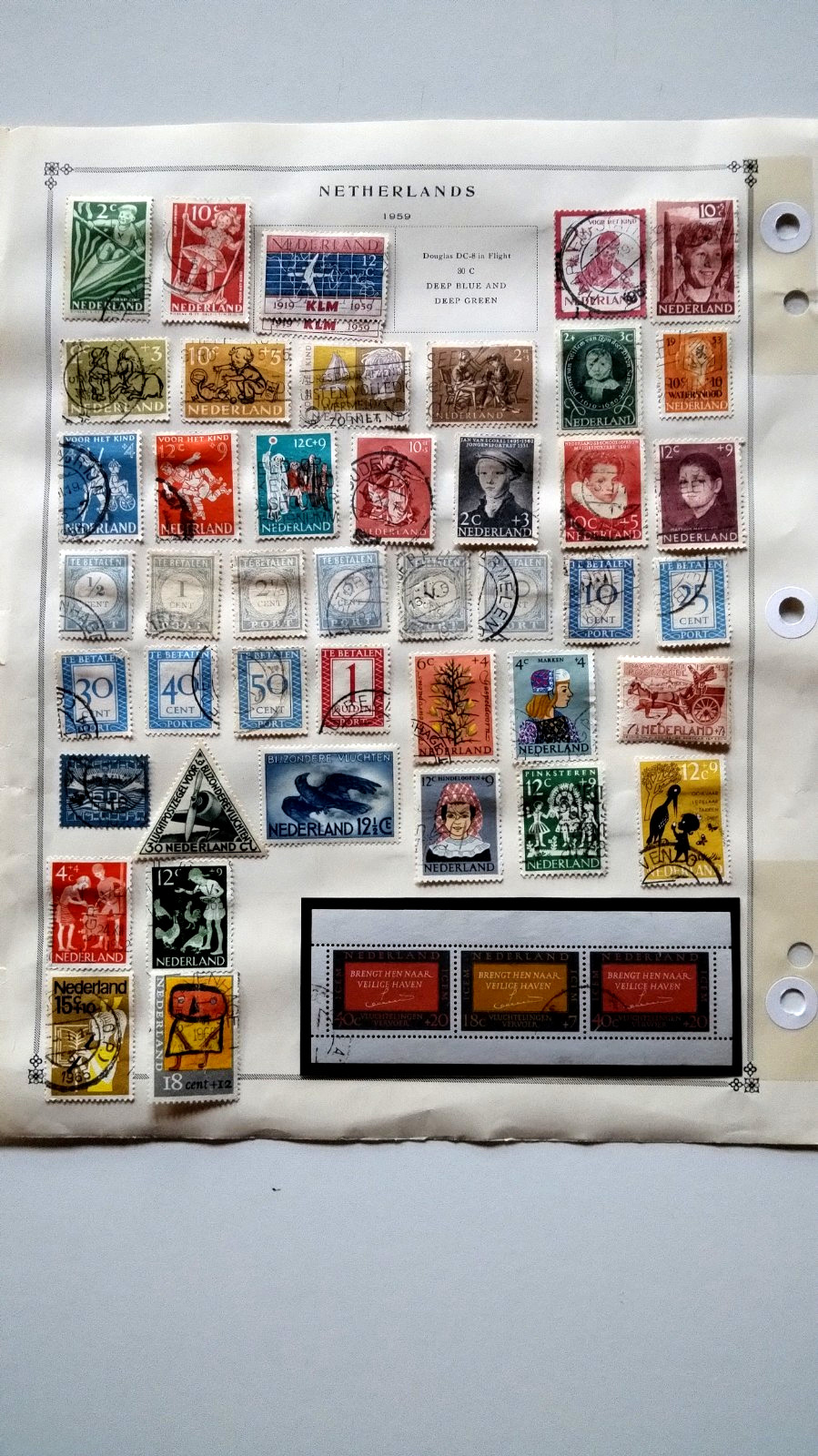 Netherlands Stamp Collection- Used / MH / MNH On Pages / Stock Cards