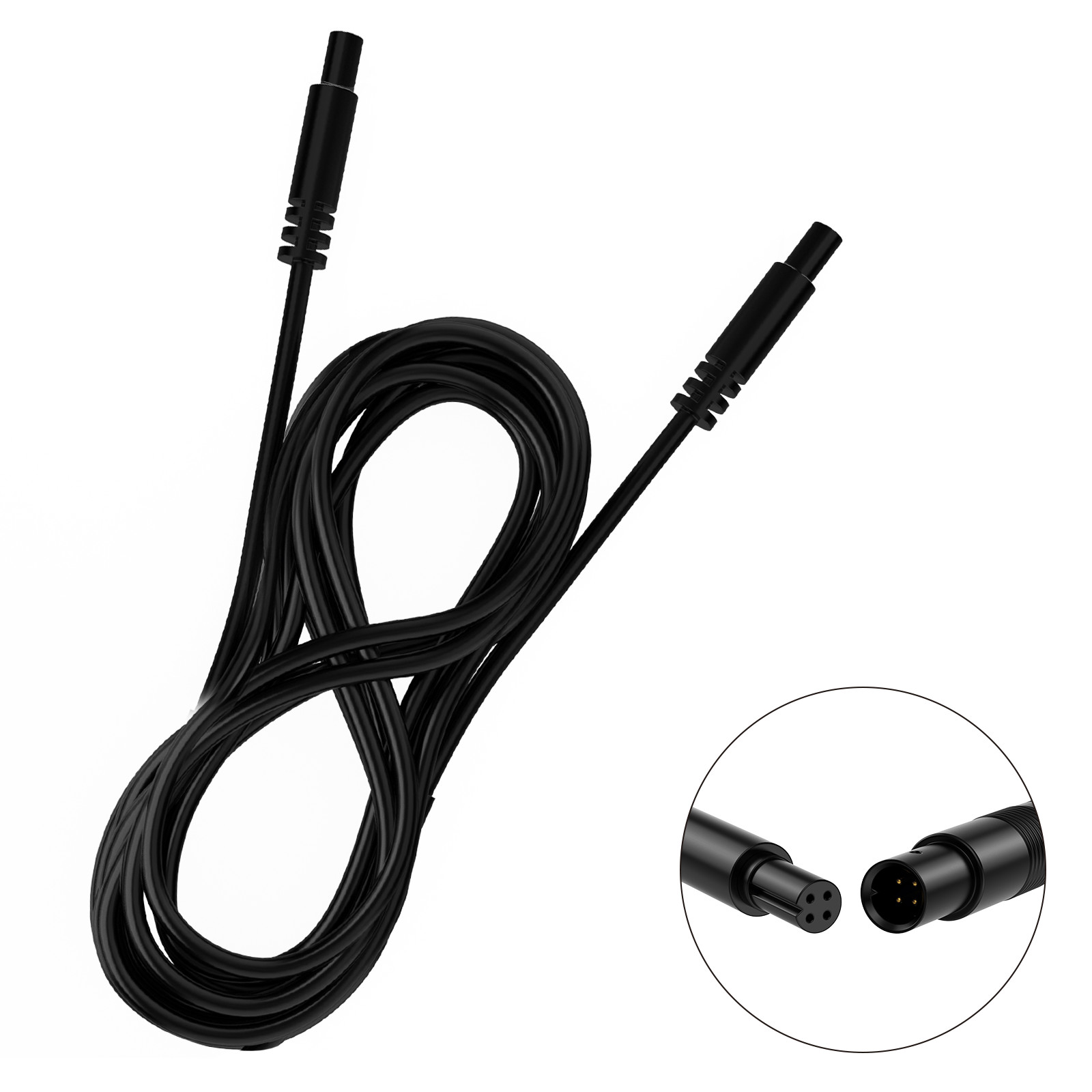 2PCS 6.6FT 4 Pin Extension Wires Cable For Full Angle RGB/RGBW LED Rock Lights