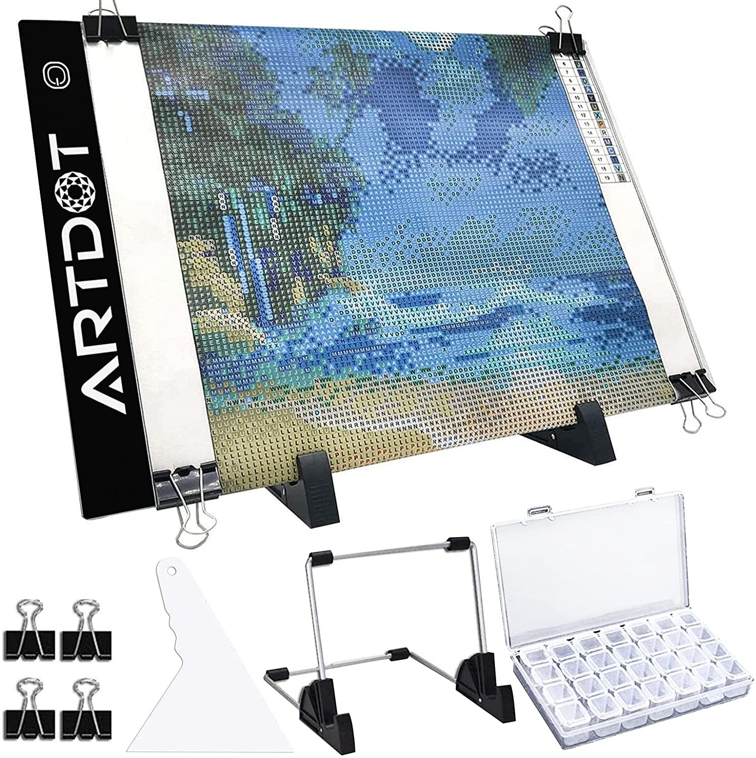 ARTDOT A4 LED Light Pad for Diamond Painting, USB Powered Light Board Kit, Adjus