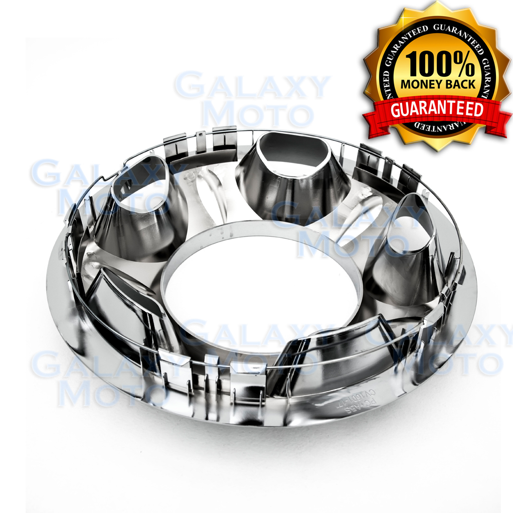 08-10 GMC Sierra 3500 DUALLY ONLY Chrome Wheel Simulator Liner+Center Caps Cover