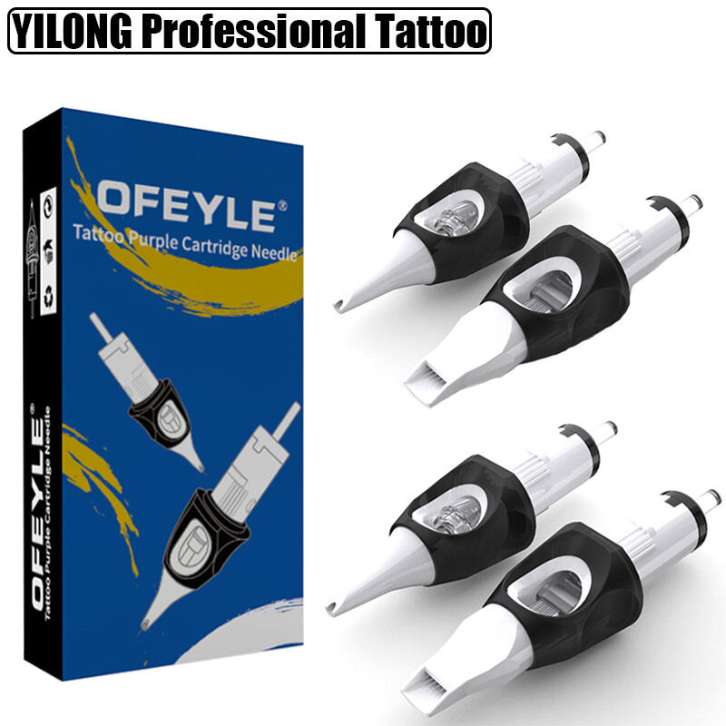 20-100Pcs Professional Sterile White Tattoo Cartridge Needle Shader RL RS RM M1