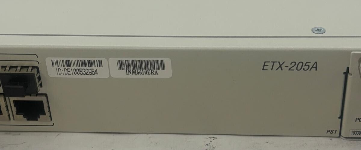 Rad ETX-205A_EQ/AC/19 Ethernet Demarcation Device ETX-205A