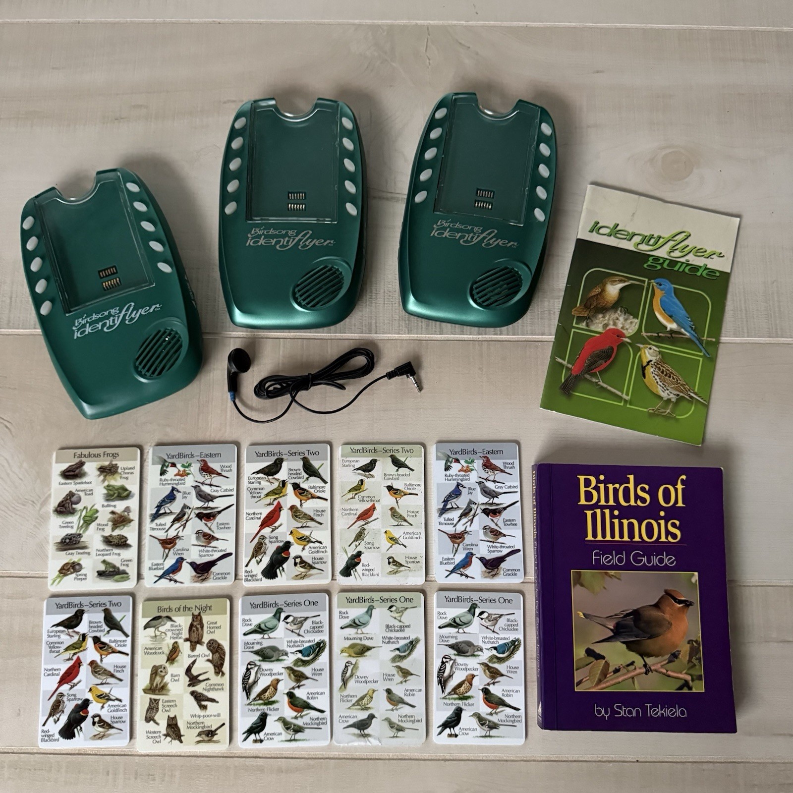 Lot 3 Bird Song IdentiFlyer ALL TESTED WORKING Yardbirds, Frogs, Night Bird Read