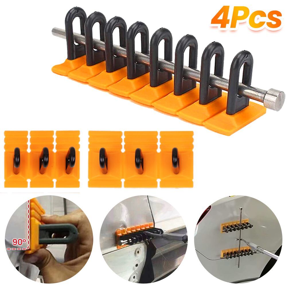 4X Auto Body Repair Kit Puller Glue Tabs Set Car Paintless Dent Removal Tool US