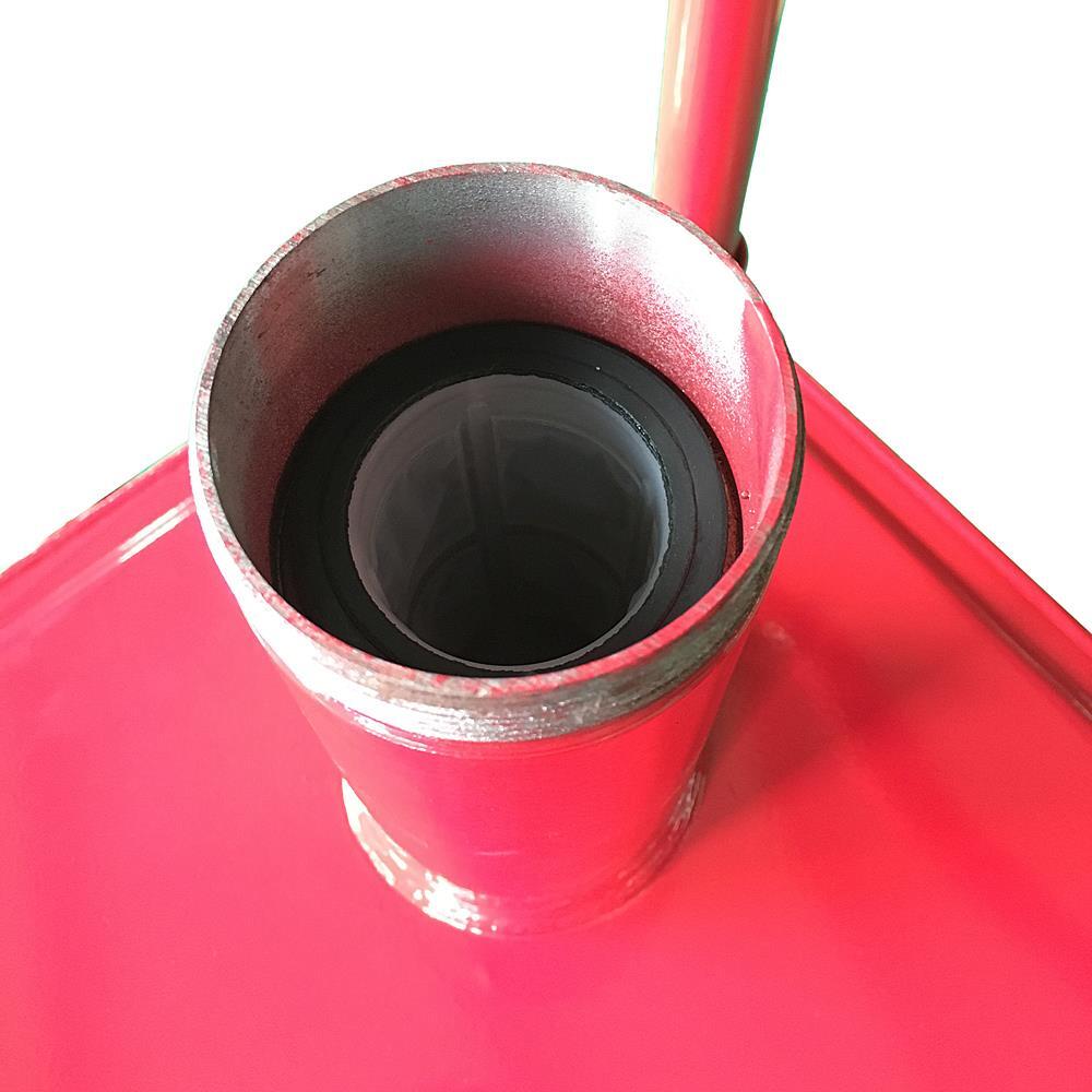 30 Gallon Gas Caddy Fuel Diesel Oil Transfer Tank, 2 Wheels Portable, Pump