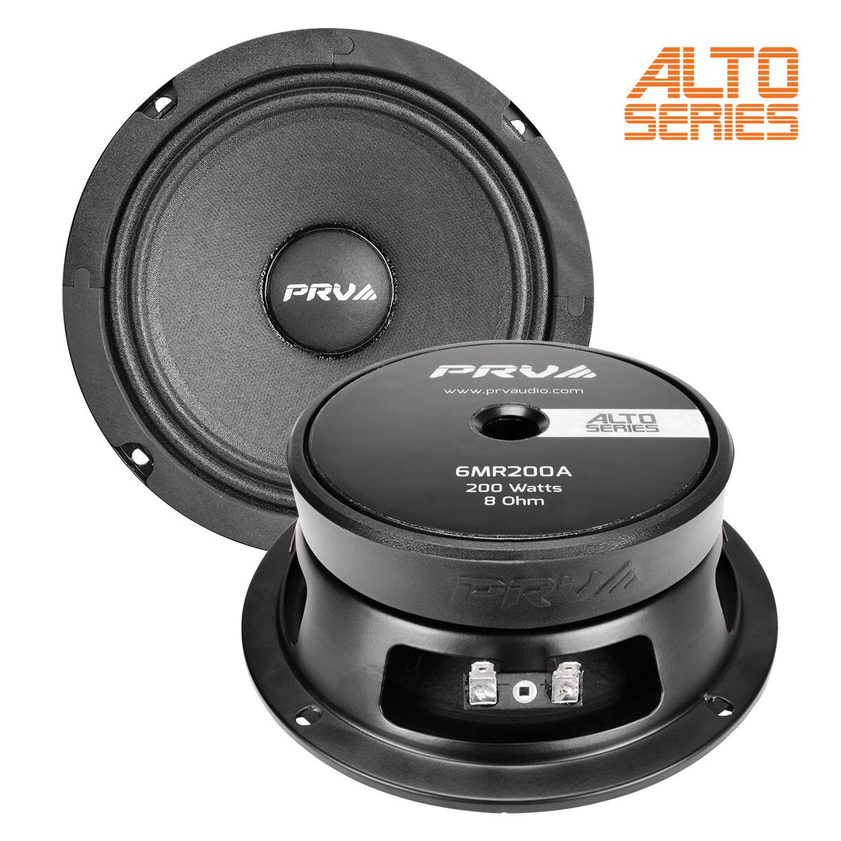 4x PRV Audio 6MR200A Midrange ALTO Car Audio 6.5" Speakers 8 Ohm 6MR PRO 800W