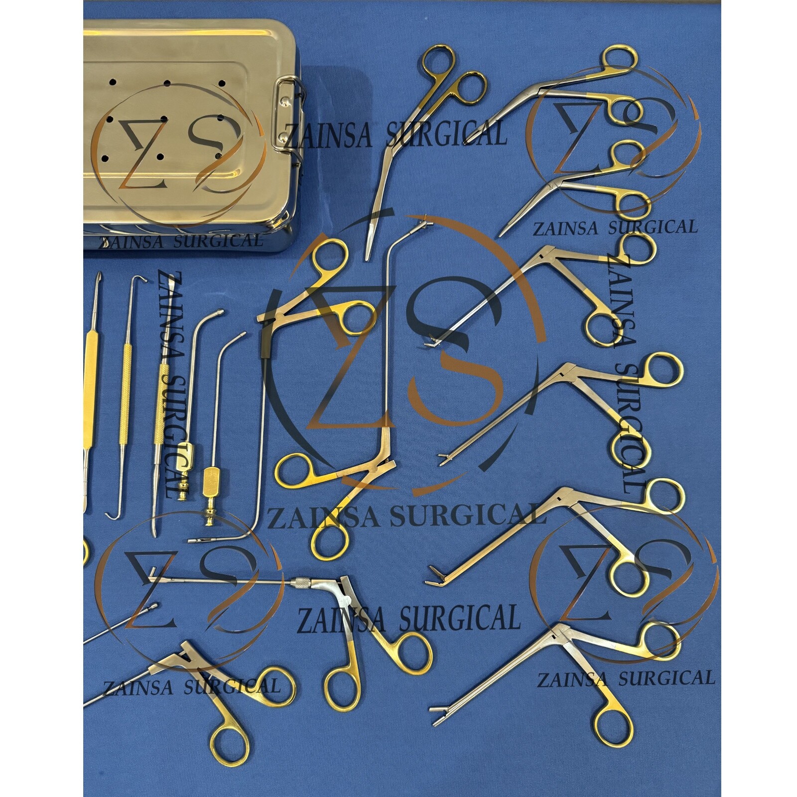 Fess Instruments Set Endoscopic Sinus Surgery A+ German Steel ENT Instruments Se