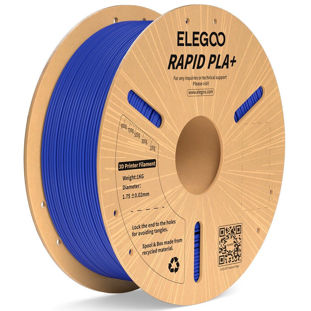 【Buy 6 Get 4 Free,Add 10】ELEGOO Rapid PLA+ 3D Printer Material Filament 1KG