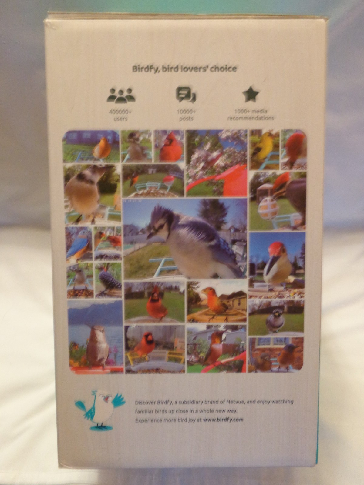 Birdfy Smart Birdhouse, New, Solar Powered, Waterproof, Camera