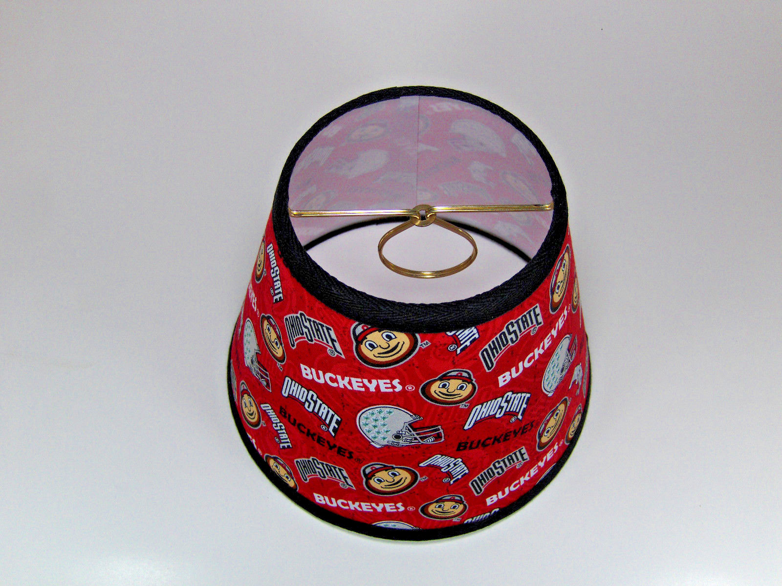 Ohio State University Buckeyes Helmet Fabric Lamp Shade Lampshade NCAA Handmade