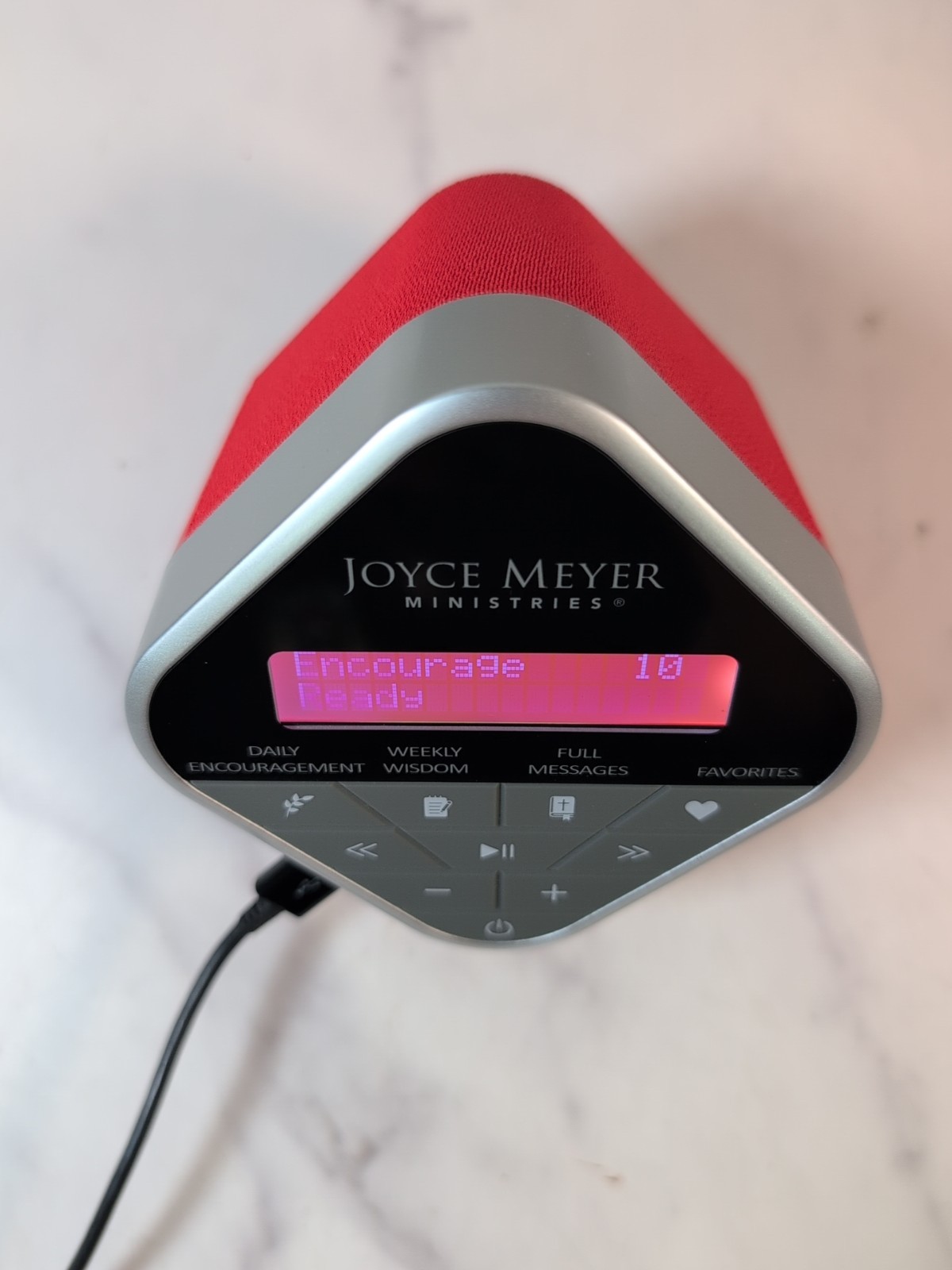 Joyce Meyer Ministries Daily Encouragement Audio Cube Built In Speaker