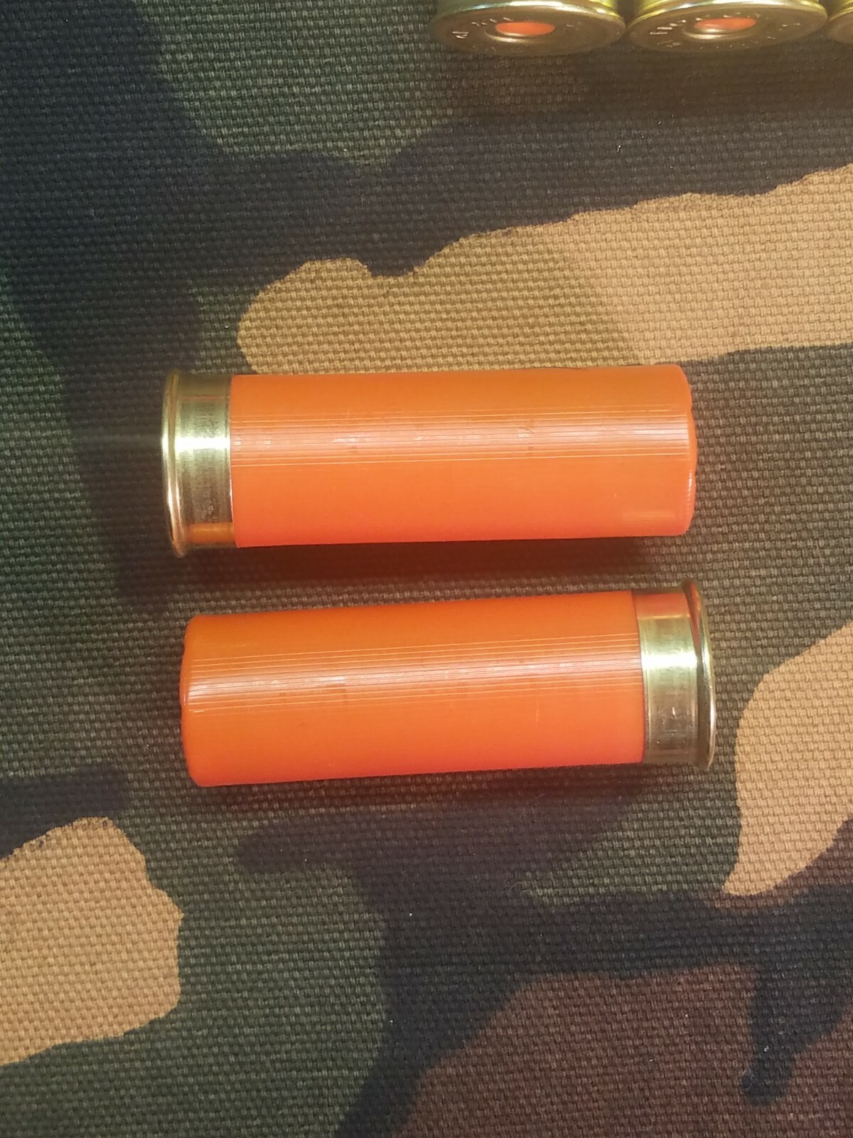 12 GAUGE 2 3/4" SNAP CAPS DUMMY TRAINING ROUNDS SET OF 10 "SAFETY ORANGE" 1oz