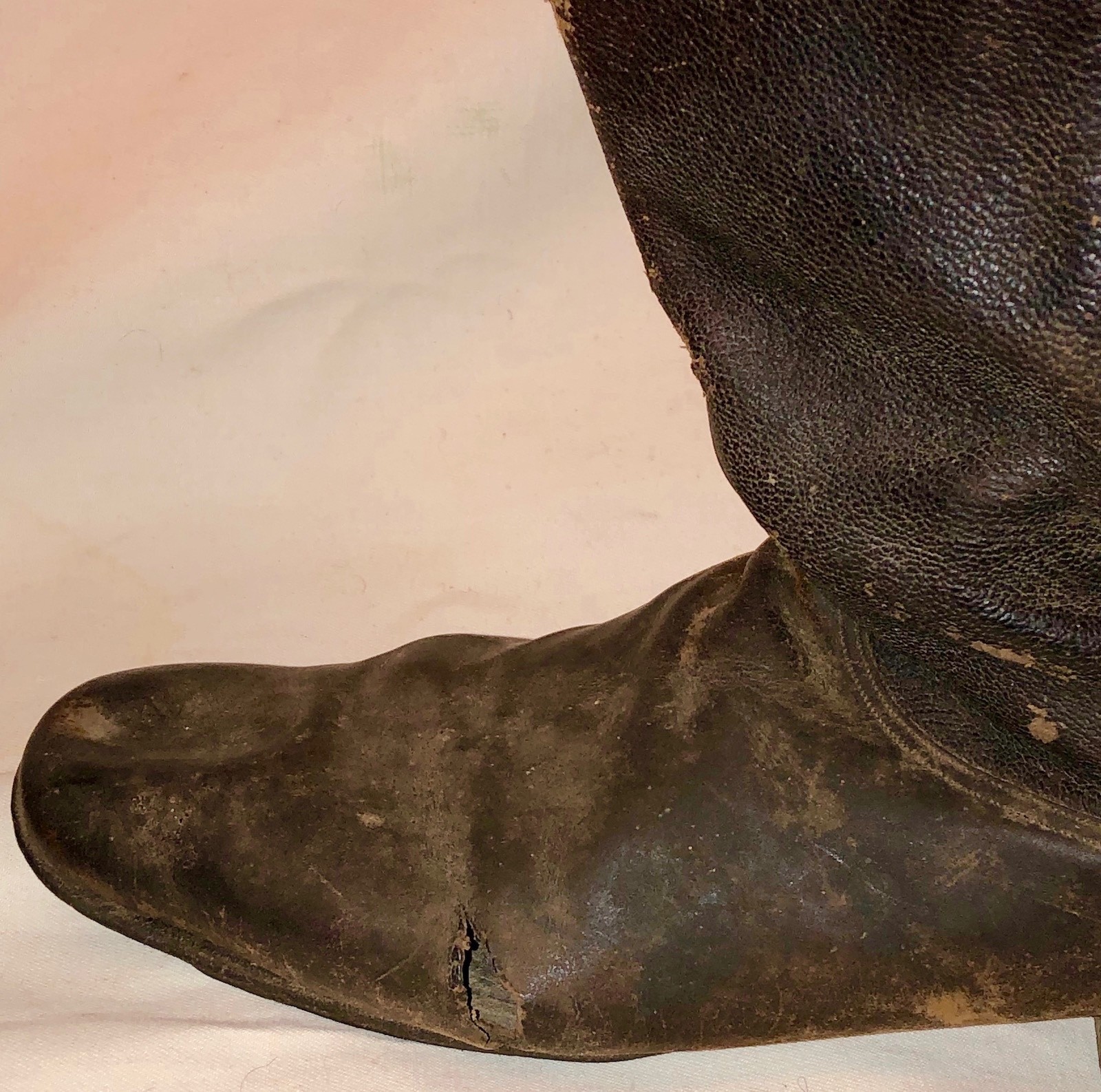 Rare Original Civil War Confederate Id’d 6th Virginia Cavalry Boots