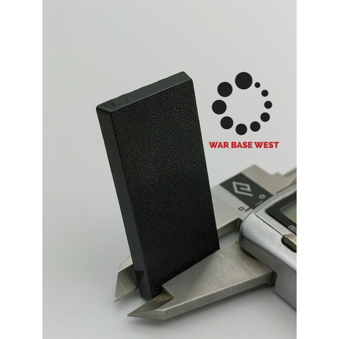 Lot Of 5 25mm X 50mm Rectangular Calvary Bases Used For Warhammer Fantasy