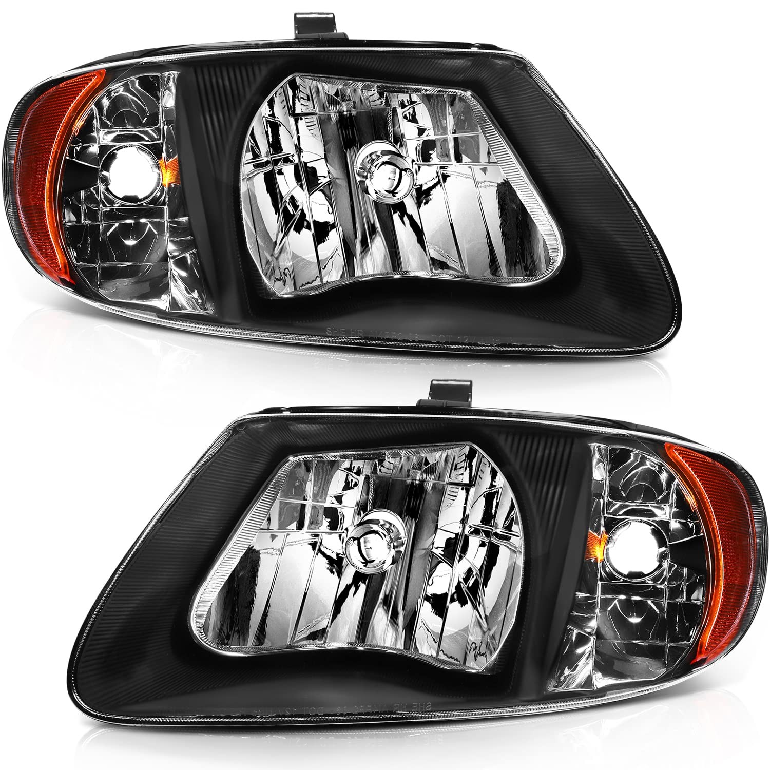 Headlight Assembly Fit 2001-2002 For Chrysler Grand Voyager 2001-2007 For Town