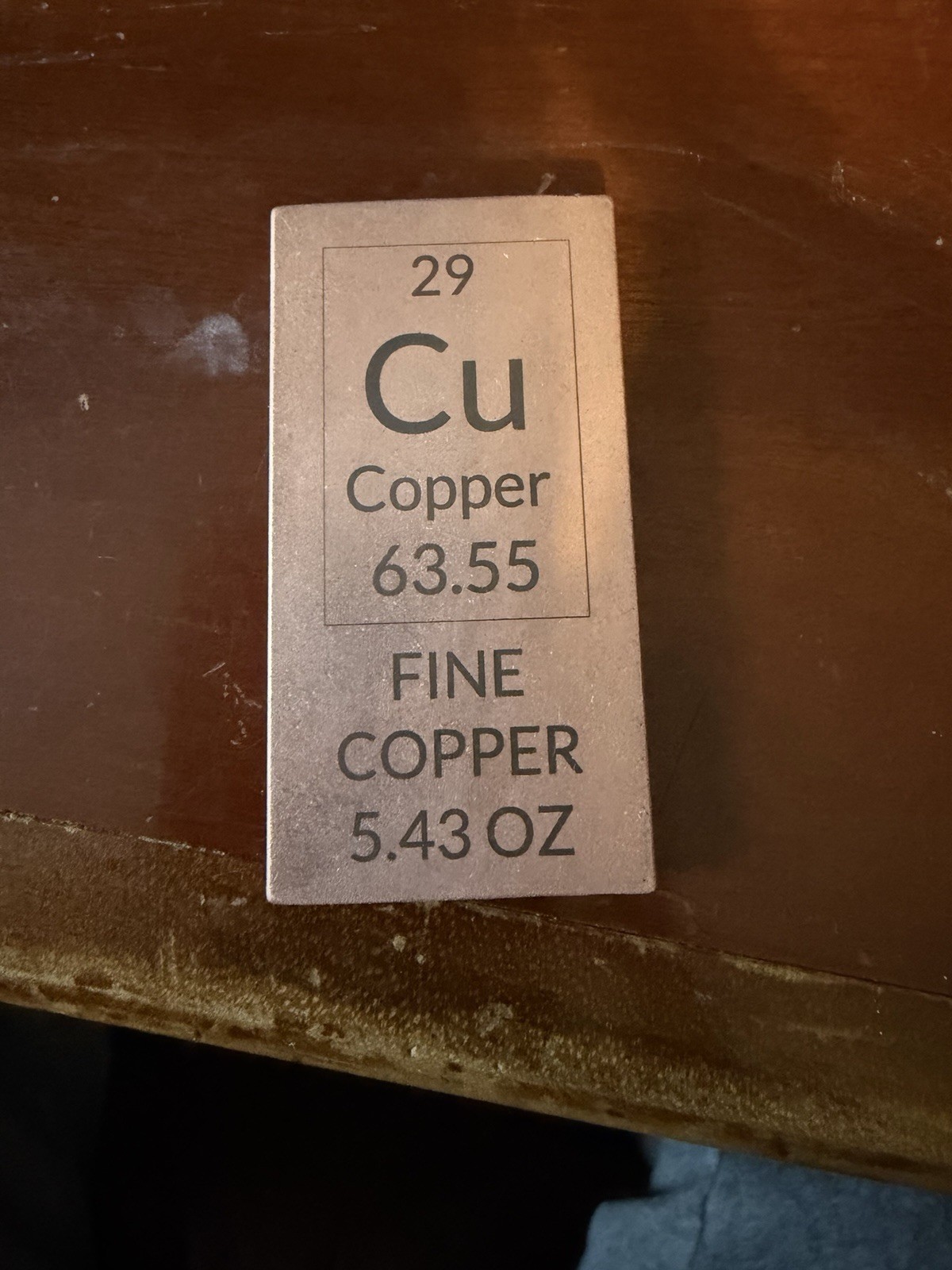 5 oz + .999 Copper Bars