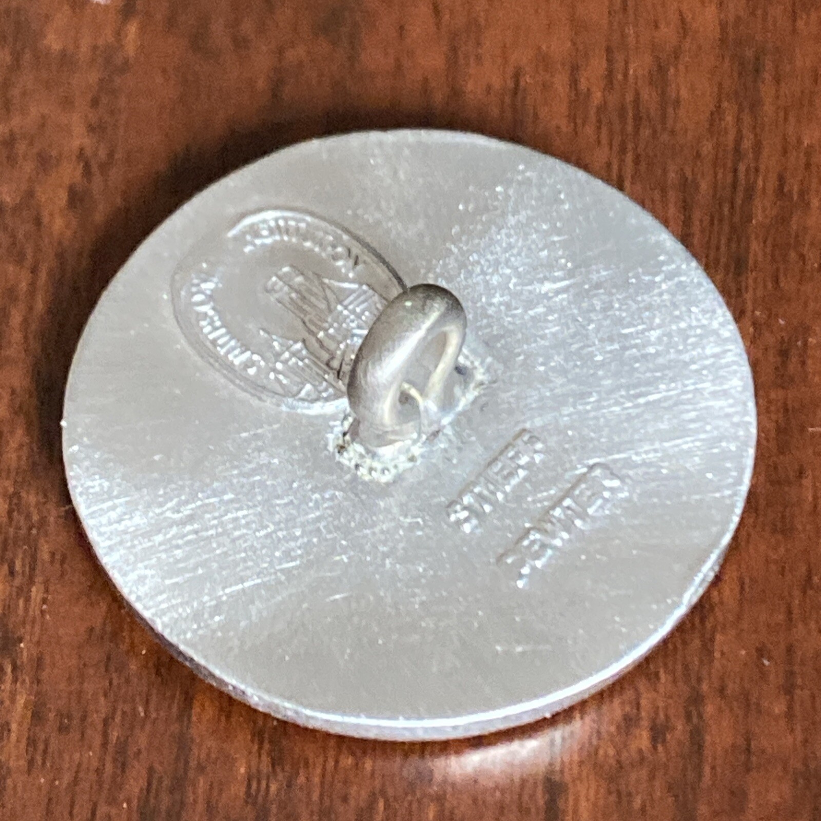 Stieff George Washington Inauguration Button 7/8" Pewter 13 Colonies