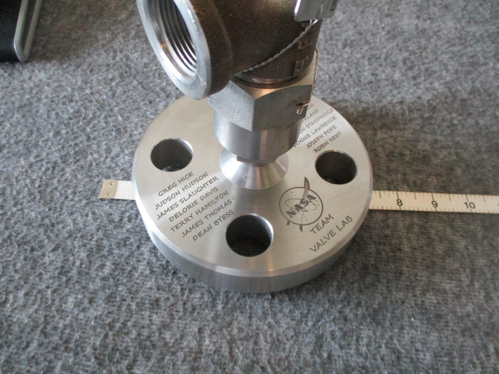 NASA MSFC/STENNIS ROCKET MOTOR TESTING- SLS PROPULSION TEAM VALVE LAB AWARD-RS25