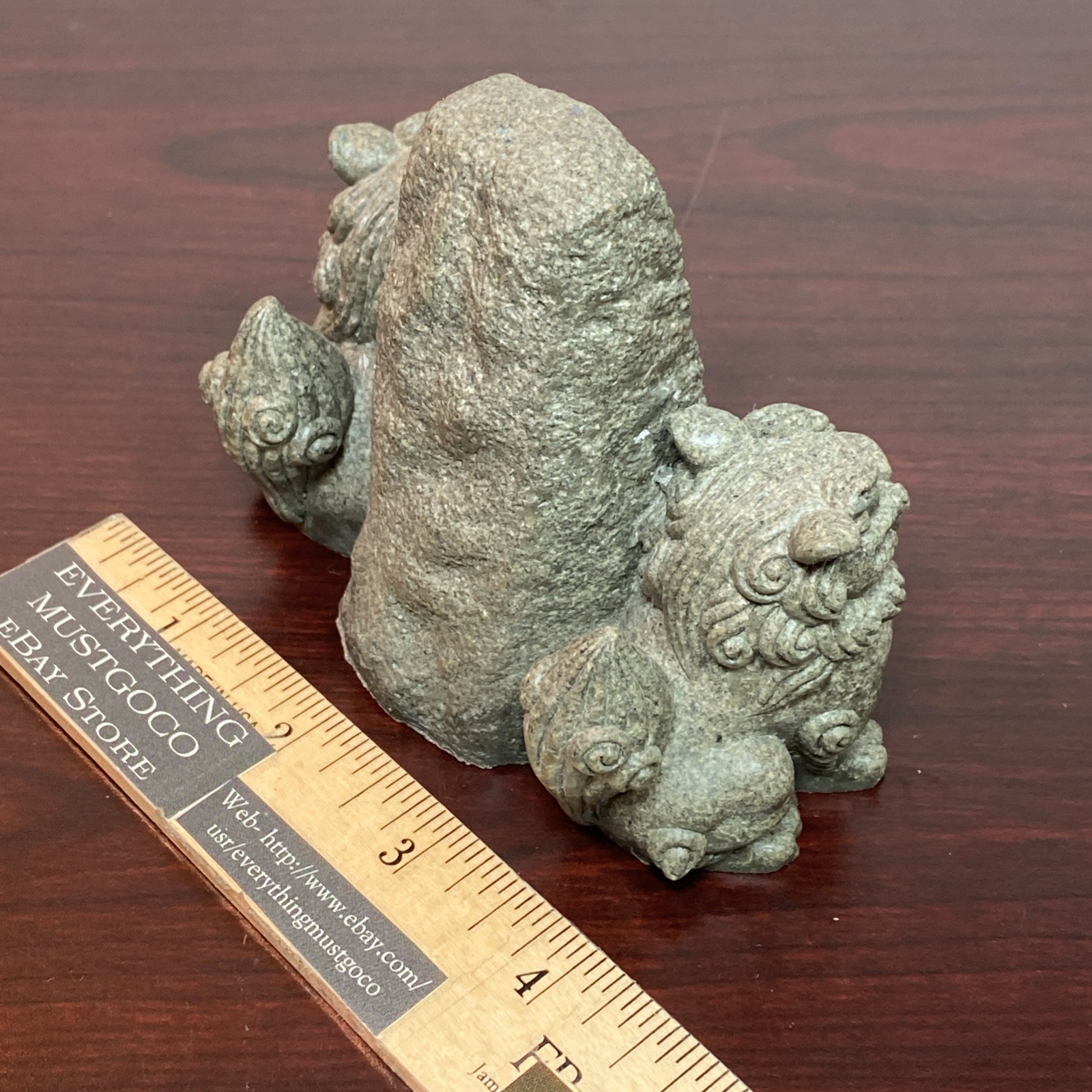 Shisa Ishiganto Lion Dog Statue Traditional Amulet Figure Mini Okinawa Japan