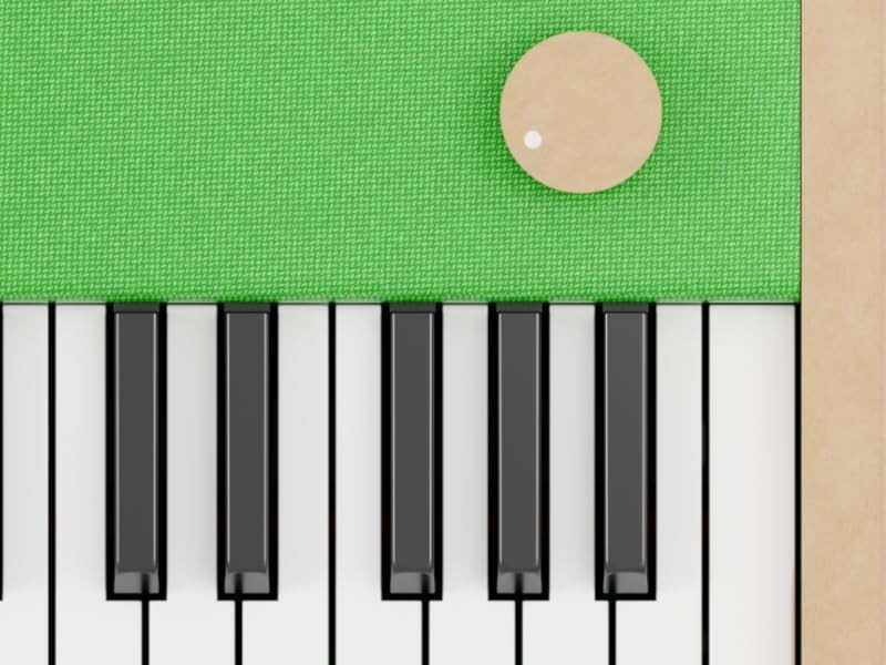 Loog x Dualingo Portable Digital Piano Green MIDI USB-C Used