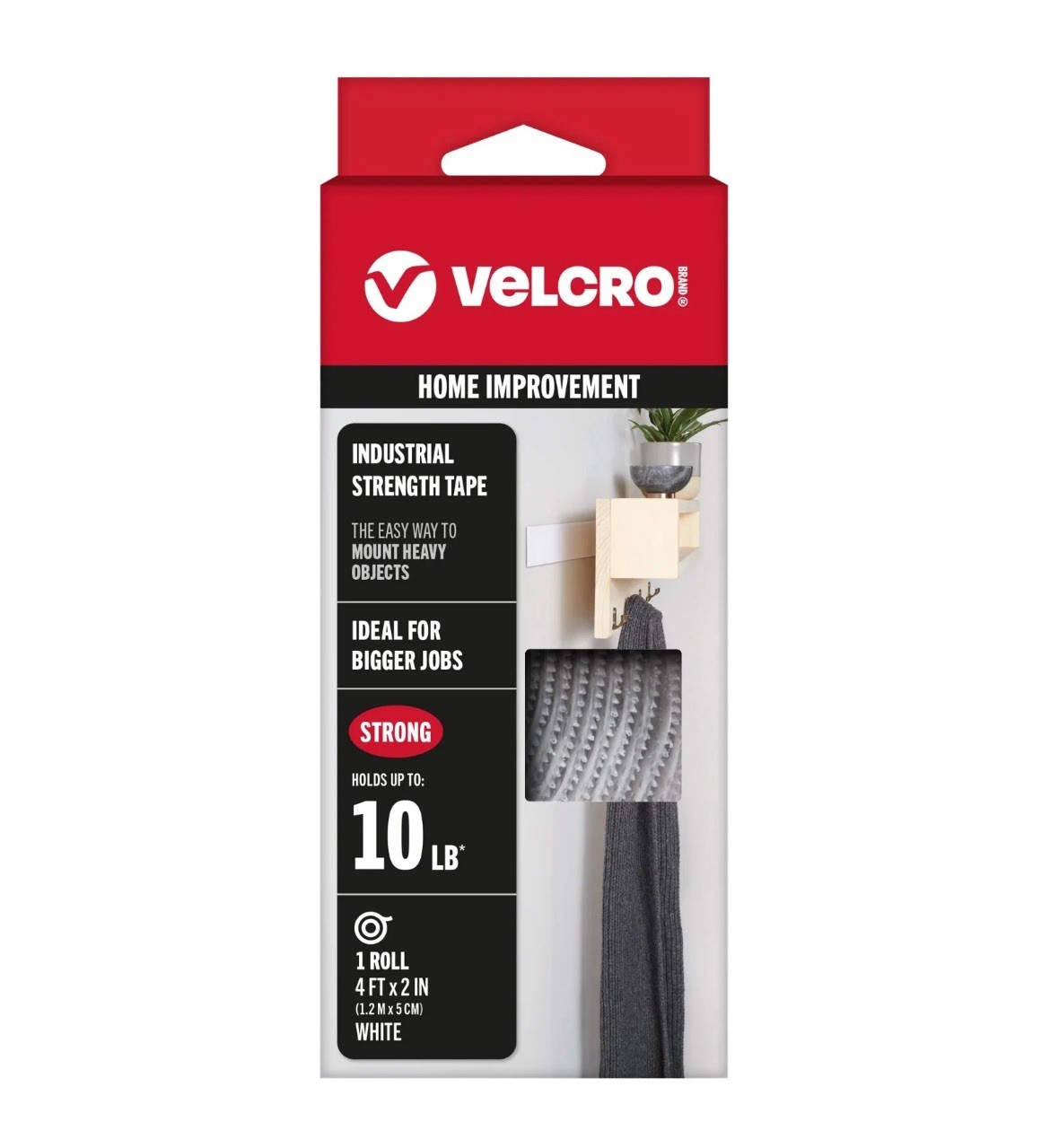 VELCRO Brand Industrial Strength, Indoor & Outdoor 90595 4ft x 2 in - 1x NEW