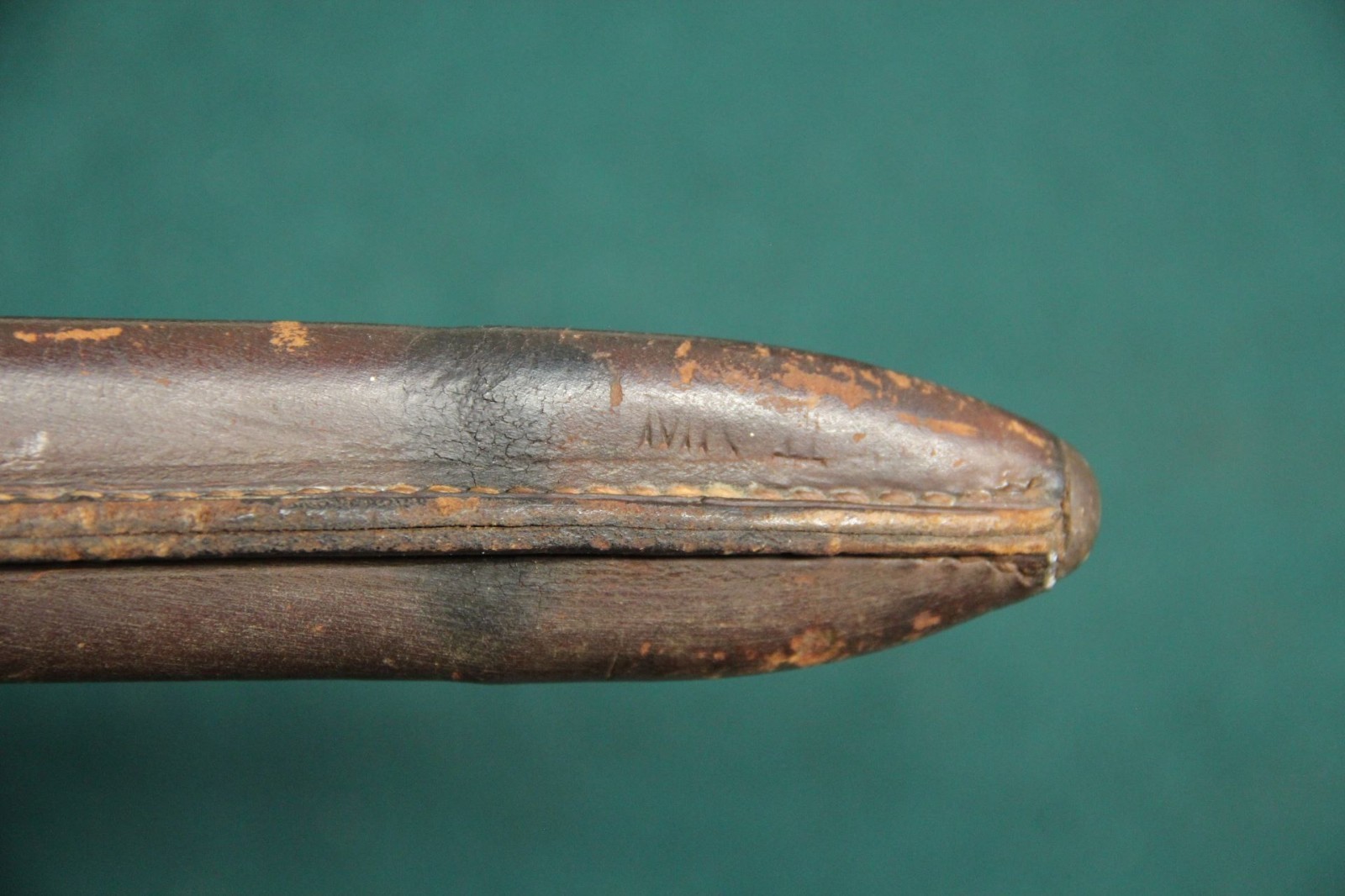 WWI WW1 Canadian Ross Bayonet & Leather Scabbard Mk II Modified Free Shipping