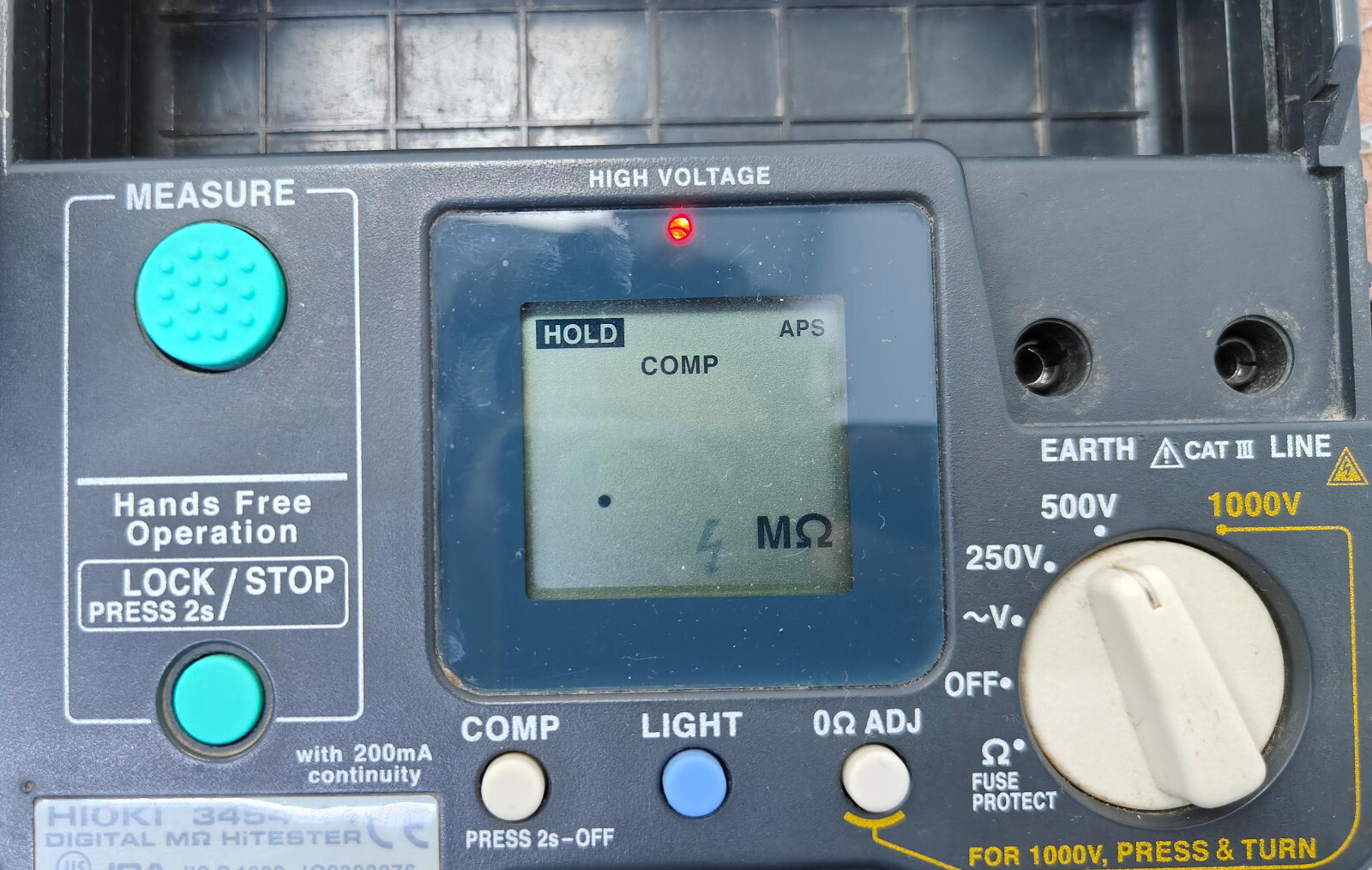 HIOKI 3454-11 DIGITAL HiTESTER , HC#301 (TESTED TURNS ON)