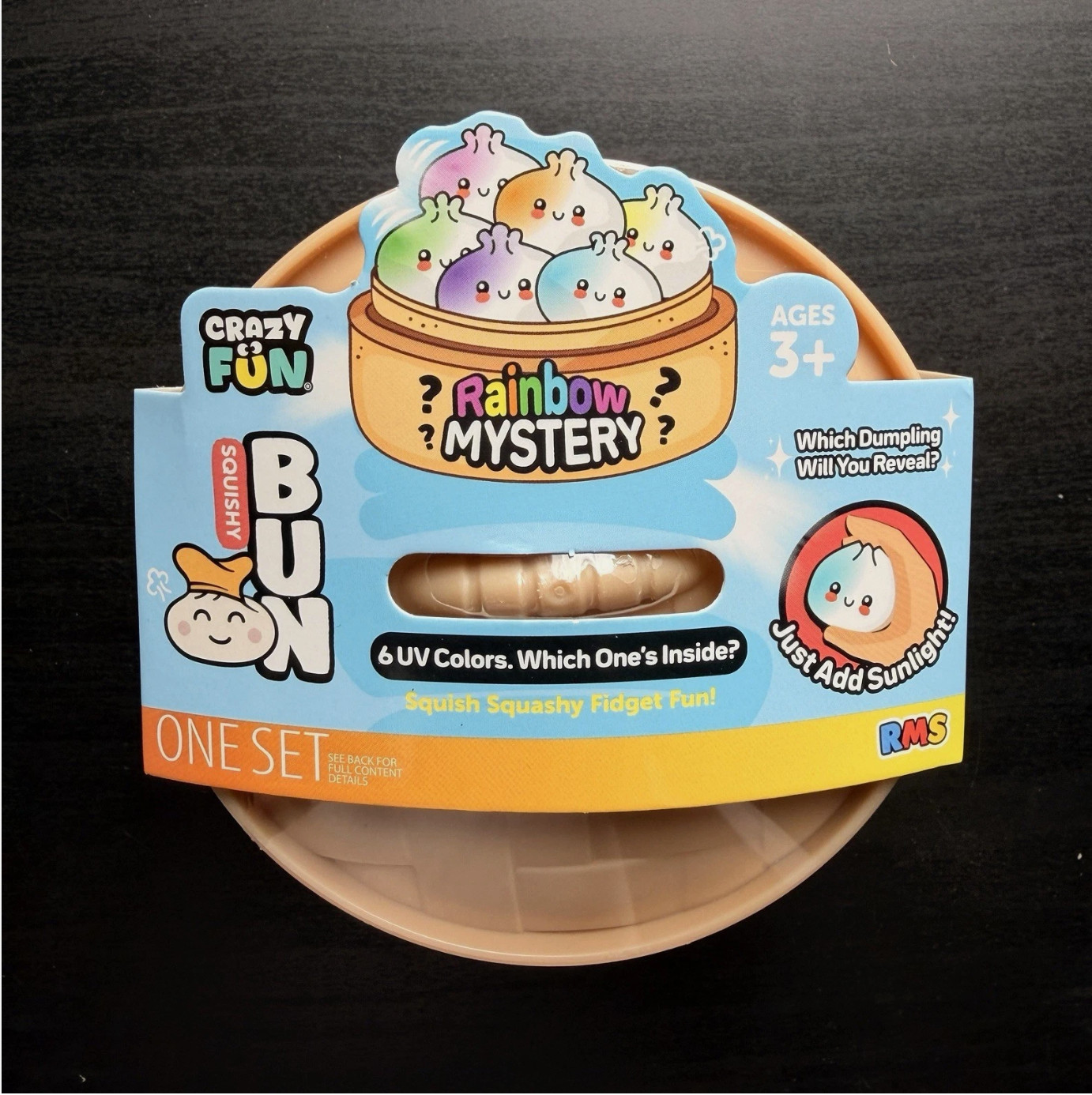 In Hand Crazy Fun Squishy Bun Viral UV Sun Mystery Dumpling (1 pc) SHIPS NOW!