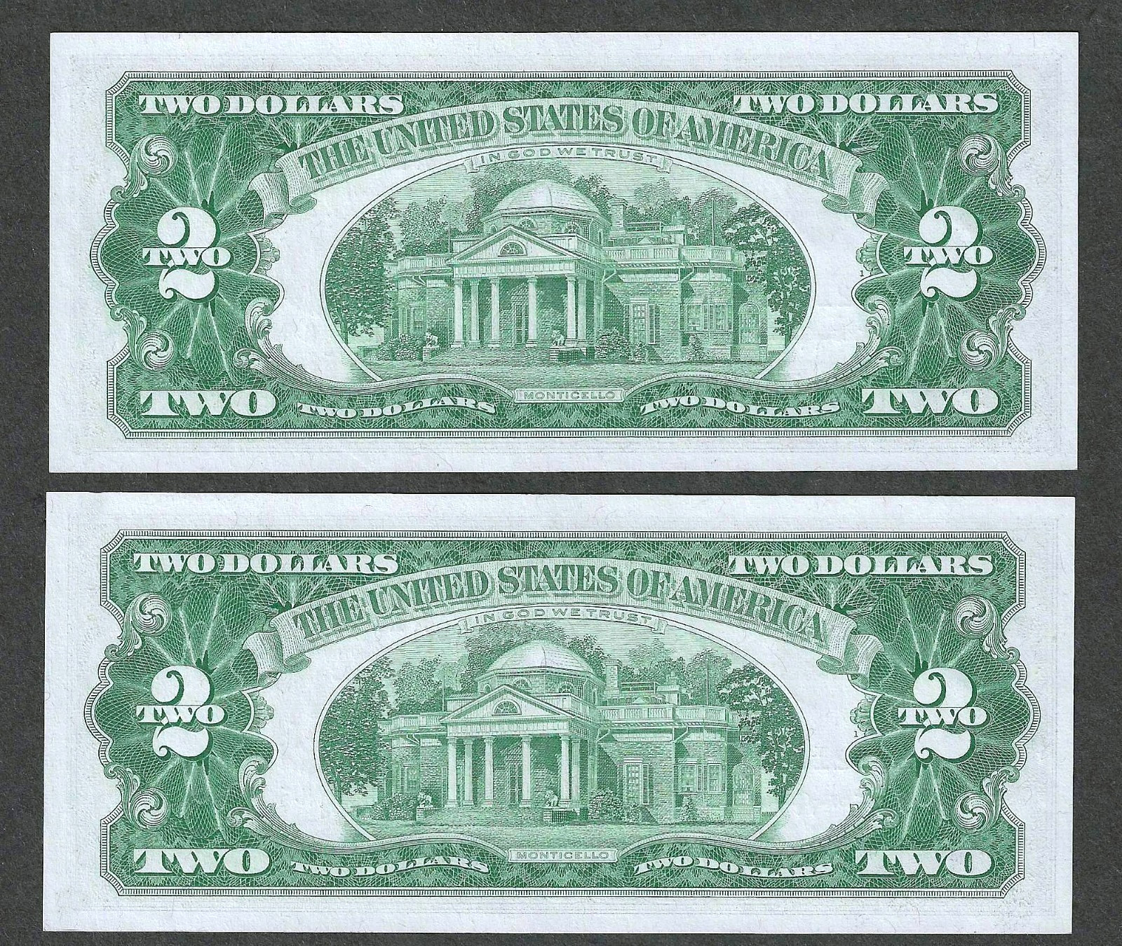 1963-A $2 RED SEAL NOTE ~ FR 1514 ~ ONE NOTE OF 2 CONSECUTIVE GEM CRISP UNCIRC