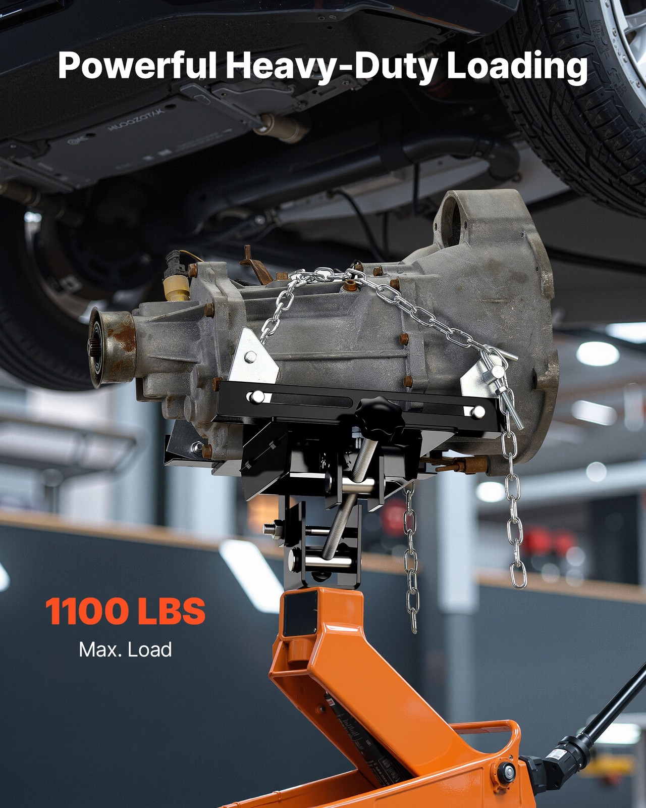 VEVOR Transmission Jack Adapter 1100 lbs Heavy-Duty Lift Adapter for Floor Jack