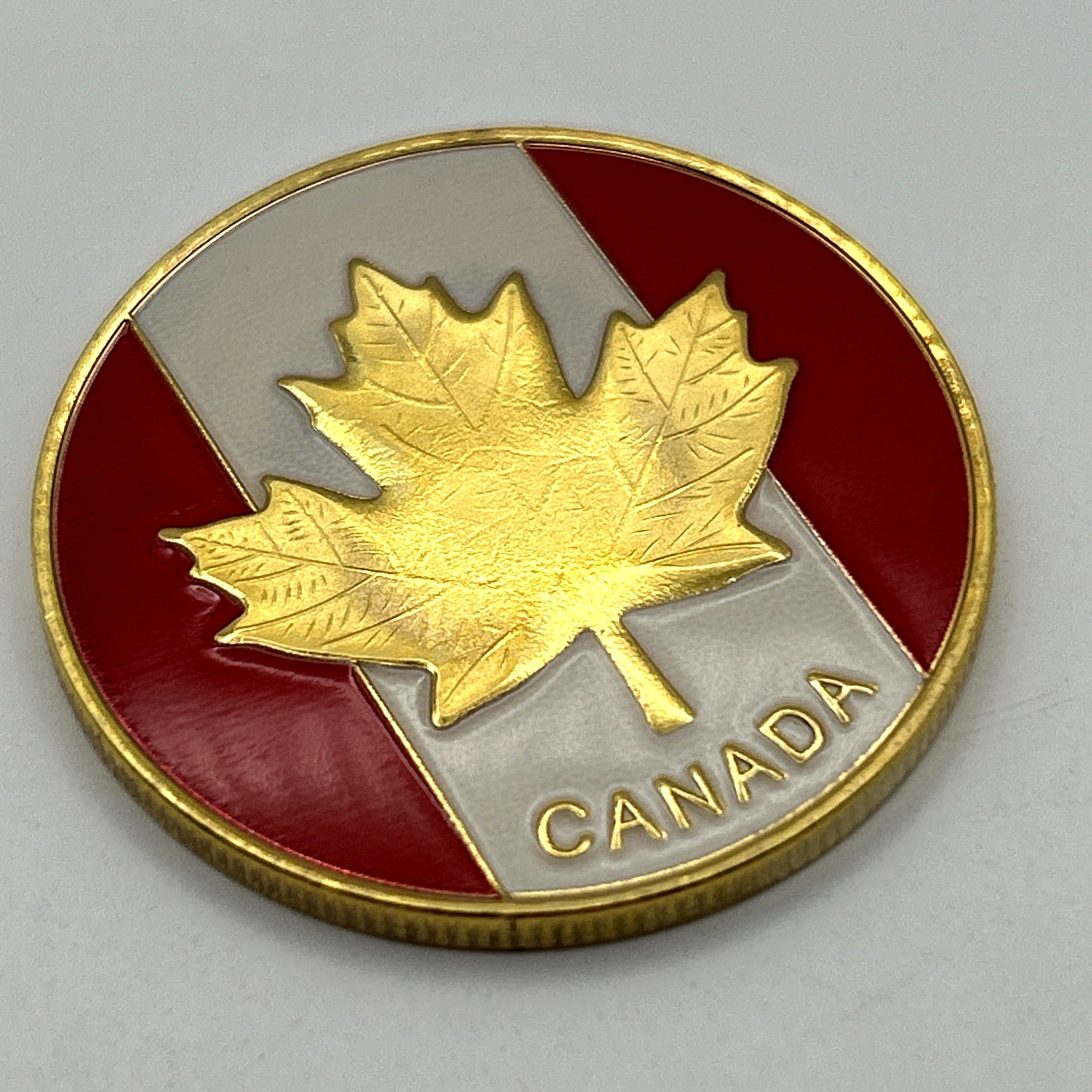 Canada Maple Leaf Commemorative Coin Token Medal 40mm