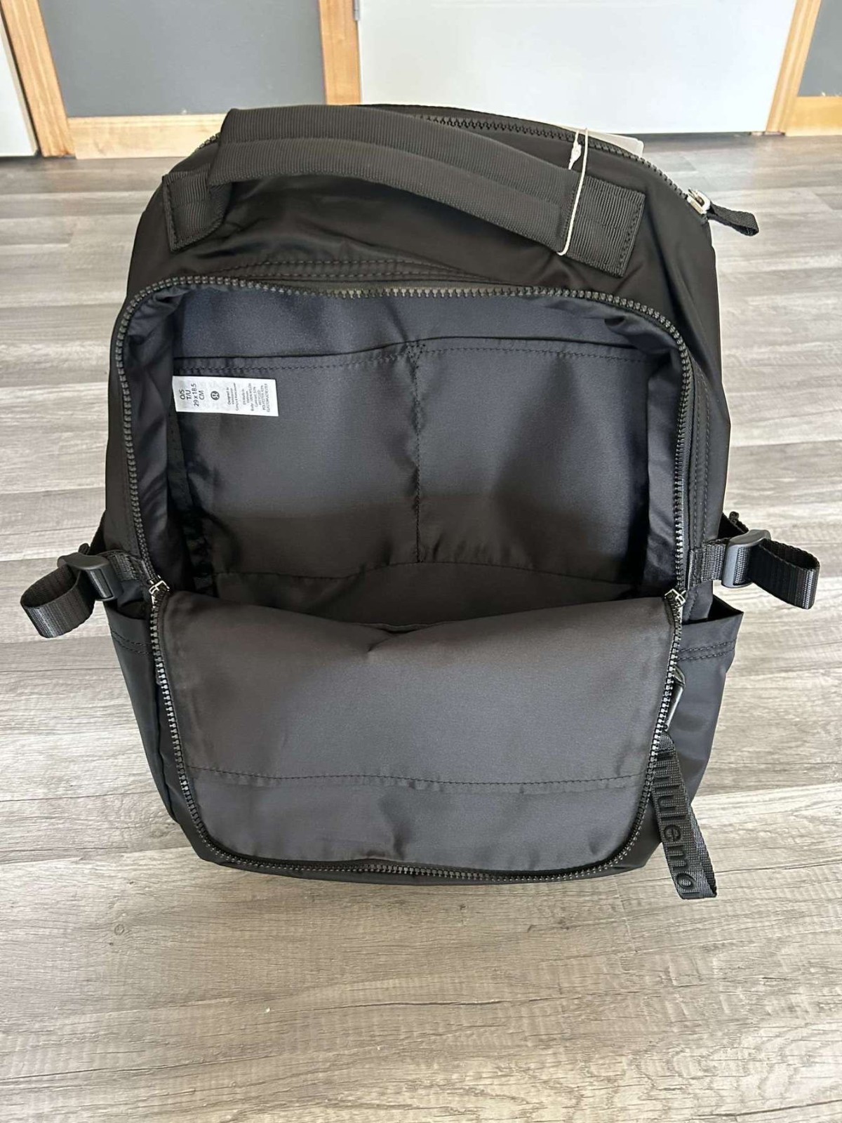 Lululemon New Crew Backpack Black 22L Excellent Condition