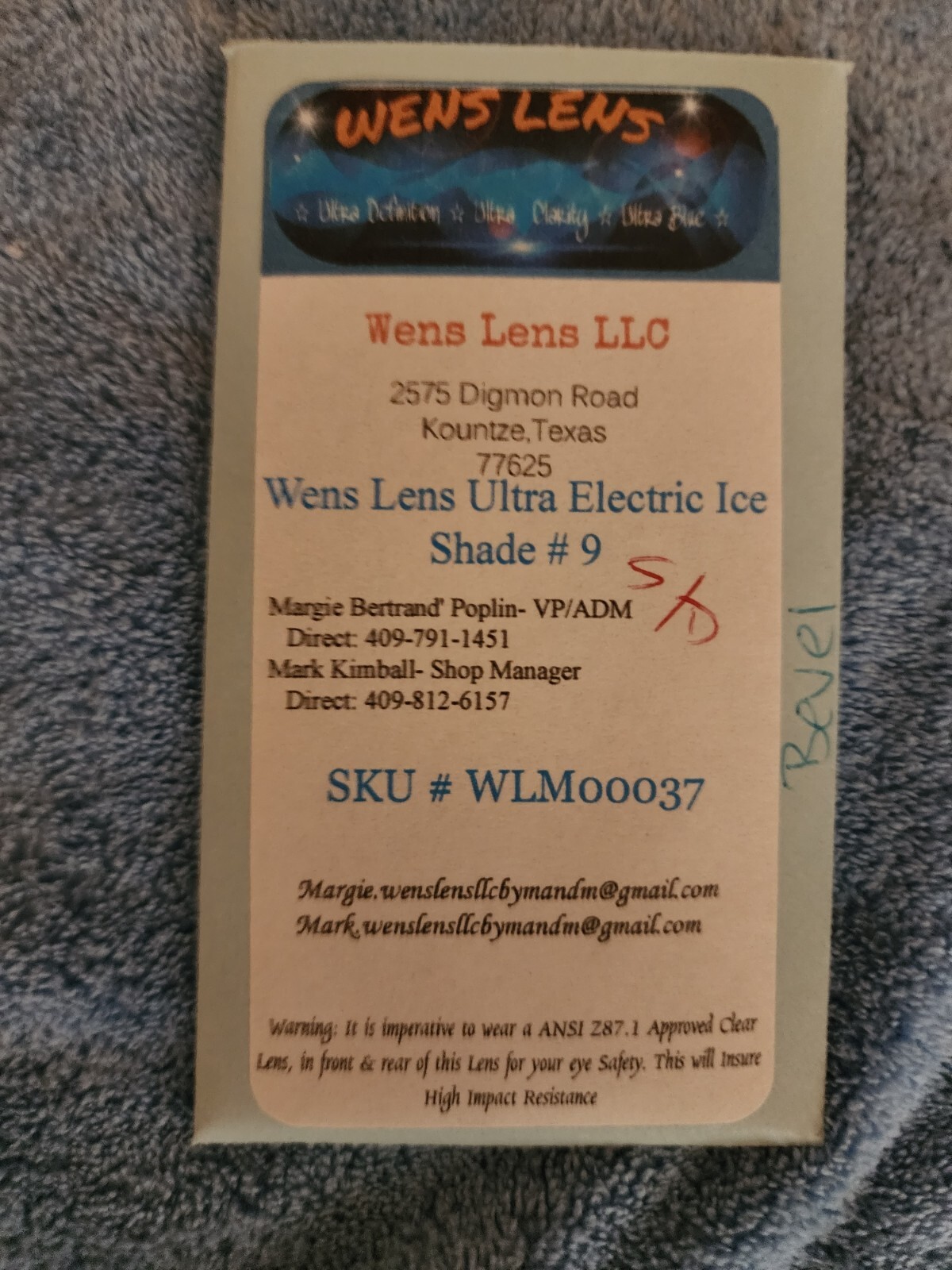 Wens lens original, azure, and electric ice scratch and dent product