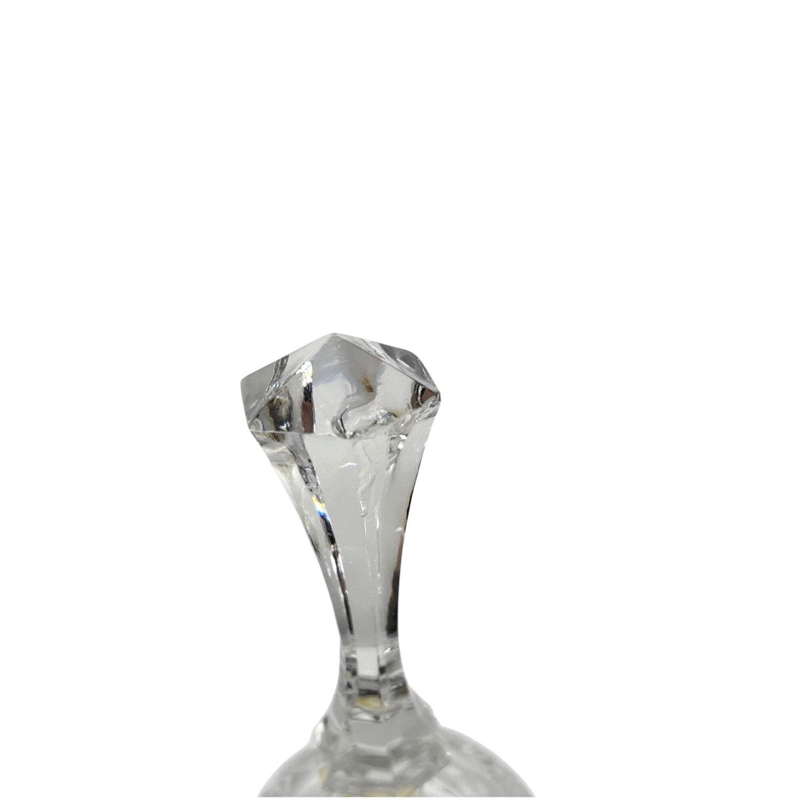 Elegant Decorative Handheld Glass Bell 1CT: Item is new; Box has minor yellowing