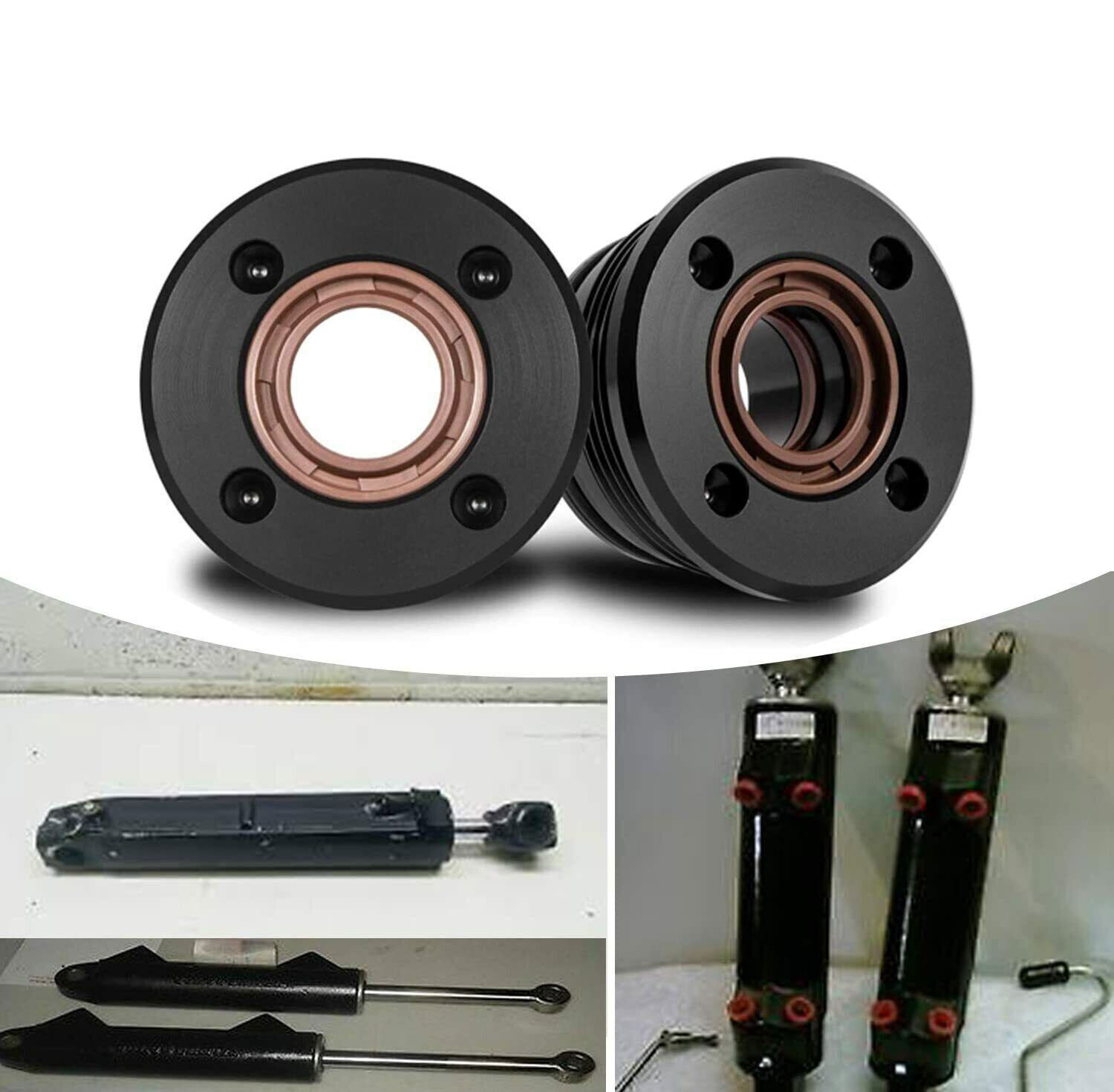 2Pcs Trim Tilt Cylinder RAM End Cap Rebuild Repair Kit for Volvo Penta 290 DP SP