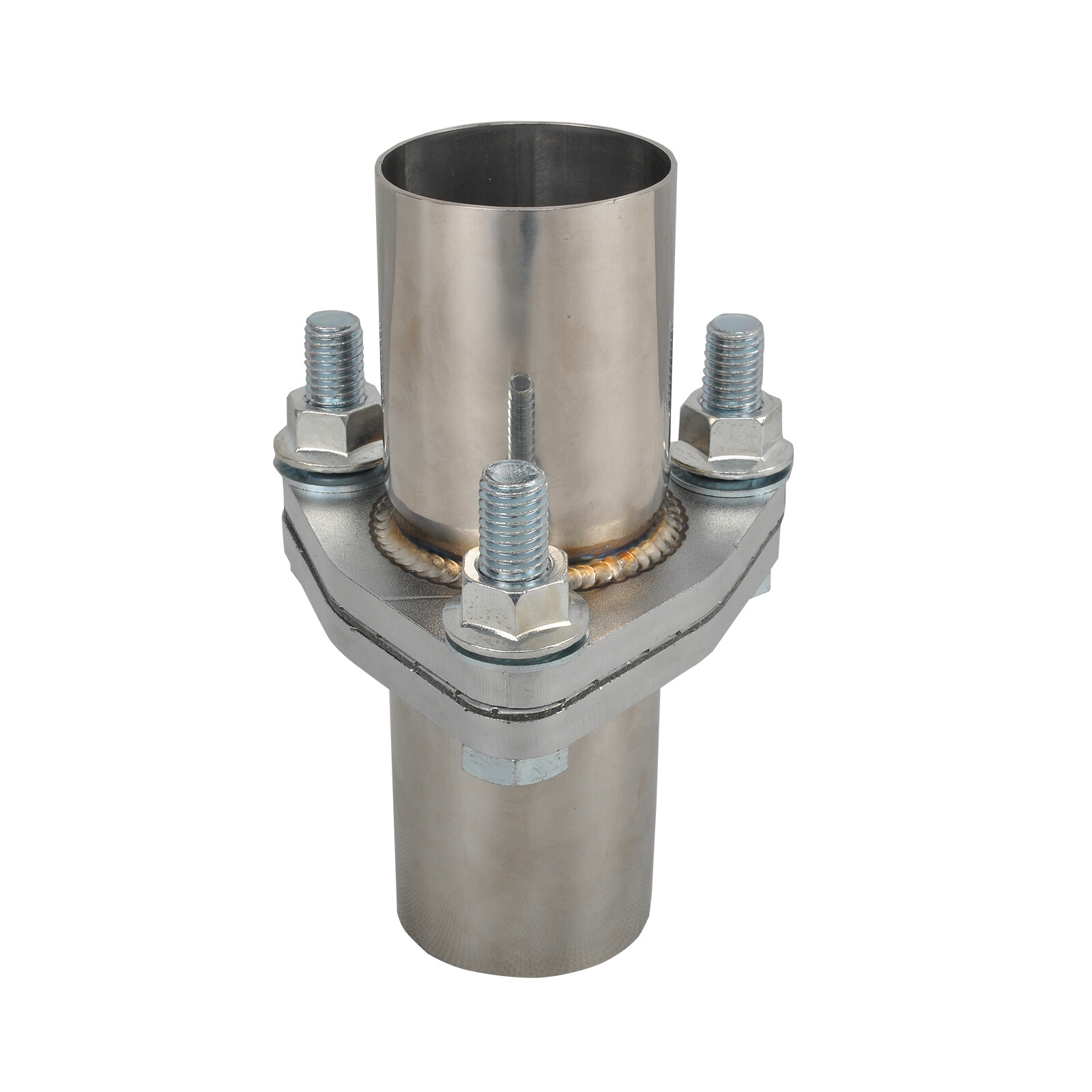 1.75''-2.5''OD Quick Fix Exhaust Spring Bolt Flange Repair Pipe Kit 2/3 Bolts