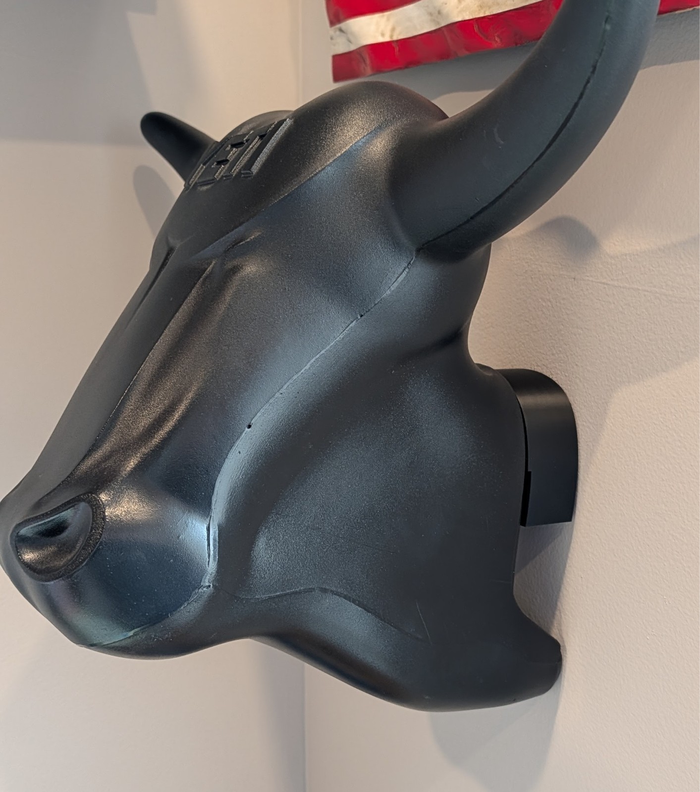 YETI Slick Horns Roping Dummy Wall Mount + optional bandana