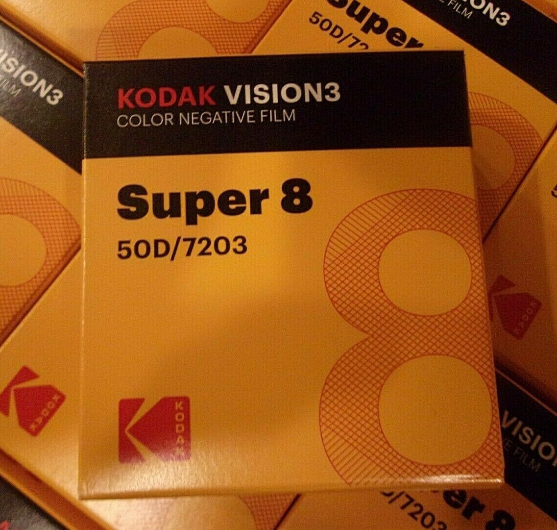 Kodak Vision 3 50D 7203 Super-8 Color Negative Film - NEW Fresh Kodak SEE VIDEO