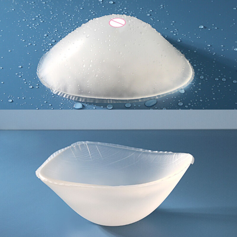 Clear Silicone Breast Form Bra Enhancer Insert Pad for Summer Swimming 1 Piece