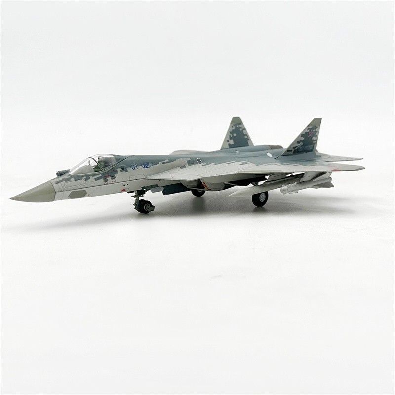 Wltk Russian Air Force Sukhoi Su-57 Felon #01 Stealth Fighter 1/72 Diecast Model