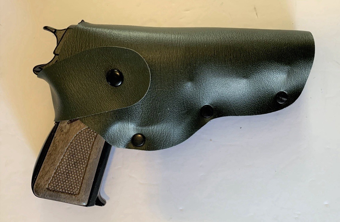 Die Cast Metal 1911 Cap Gun. Military Commando Style With Holster. New!!